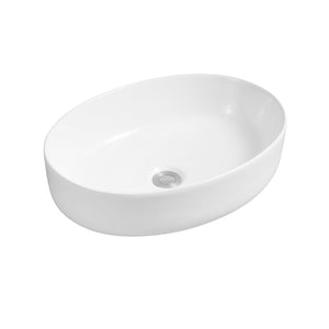 Limoge® Ceramic Vert Oval Countertop Basin
