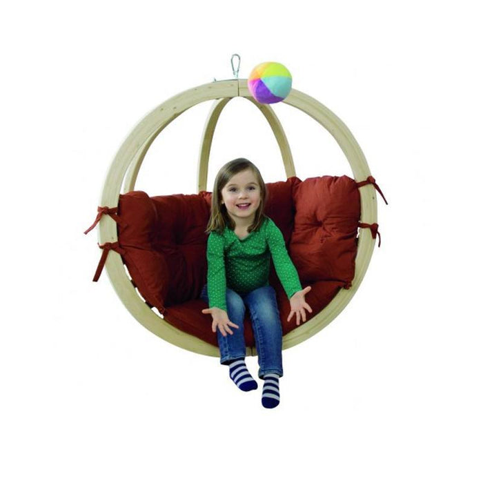 Kids Globo Terracotta Hanging Chair