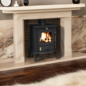Royal Fire™ 5kW Cast Iron Wood and Charcoal Burning Stove