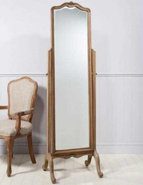 Coco Weathered French Style Cheval Mirror