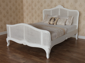 Elegance French Rattan Bed