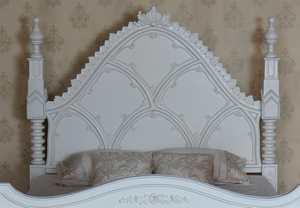 Empire Solid Mahogany Gothic Bed