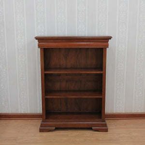 Solid Mahogany Sleigh Bookcase