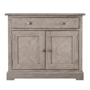 Martinique Weathered Parquet Two Door One Drawer Sideboard