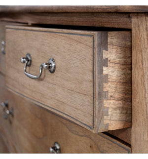 Coco Weathered French 5 Drawer Chest of Drawers