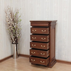 French Sleigh Chest of Drawers (5-6 drawers)