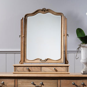 Coco Weathered French Dressing Table Mirror