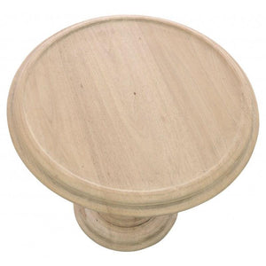 Natural Mahogany Vintage Pedestal Table