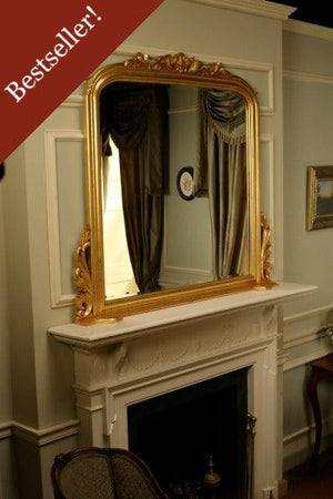 Antique Reproduction Mantel Mirror