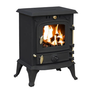Royal Fire™ 4.5kW Cast Iron Wood and Charcoal Burning Stove