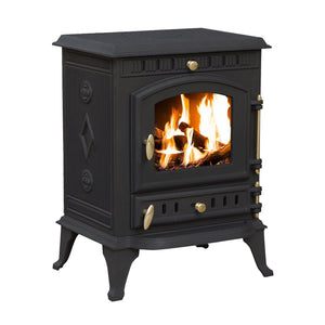 Royal Fire™ 8kW Cast Iron Wood and Charcoal Burning Stove