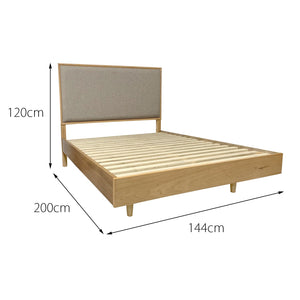 Limoge® Scarlett Bed in Golden Oak