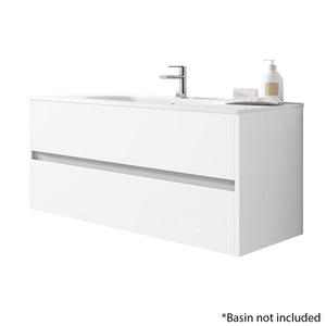 Limoge® Alba 2 Drawer Basin Unit in Gloss White