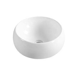Limoge® Ceramic Domed Round Countertop Basin