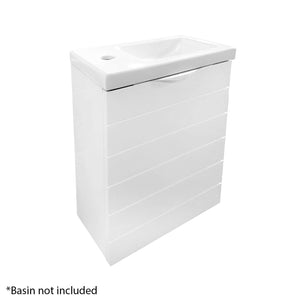 Limoge® Rafa 40cm Floating Basin Unit with Door in White