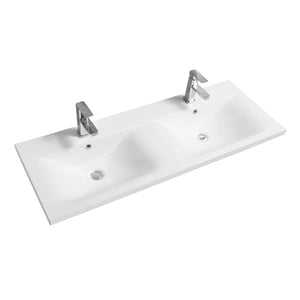 Limoge® Thin-Edge Ceramic Inset Basin with Dipped Bowl