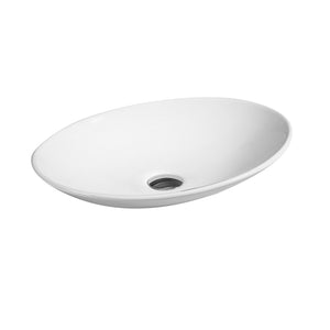 Limoge® 7526 Ceramic Oval Countertop Basin