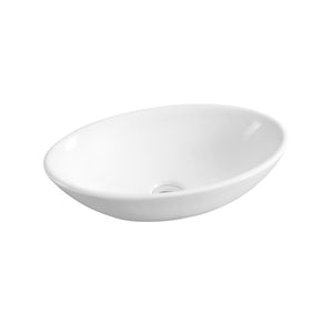 Limoge® 7529 Ceramic Oval Countertop Basin
