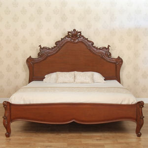 French Versailles Carved Bird Bed