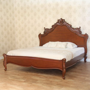 French Versailles Carved Bird Bed