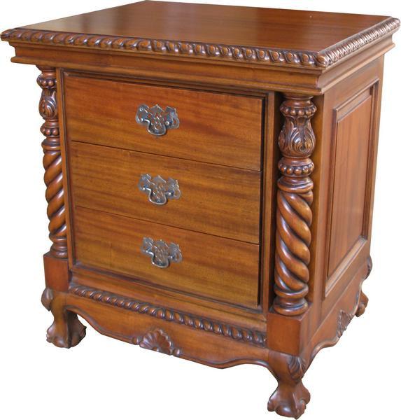 Reproduction Chippendale Bedside Table