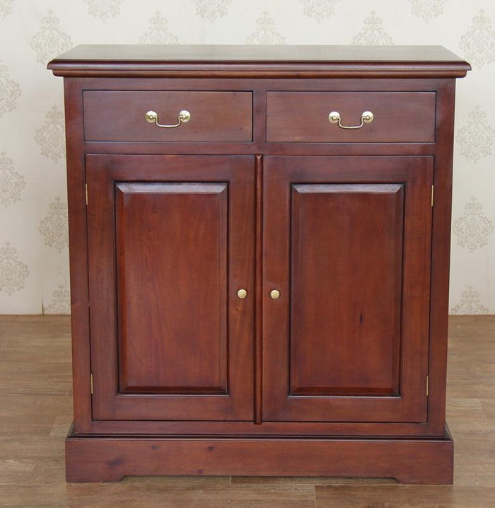Solid Mahogany Sideboard Cabinet - 2 Door