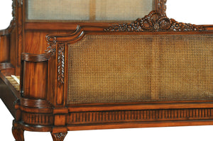 Antoinette French Caned Bed