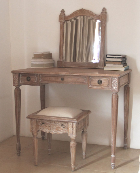 French Weathered Dressing Table - Belle