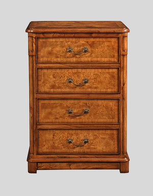 Hampton 2 Drawer Walnut Filing Cabinet