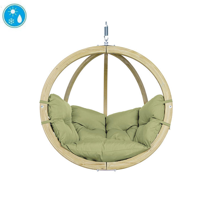 Globo Single Oliva Hanging Chair - (Weatherproof)