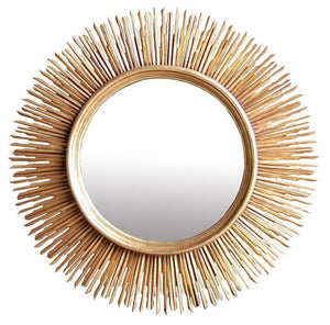 Gold Sunburst Infinity Mirror