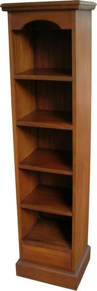 Solid Mahogany DVD Shelf / Bookcase