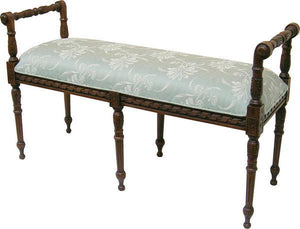 Victorian Stool with Upholstered Seat