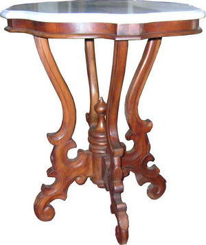 Victorian Marble Topped Side Table