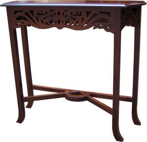 Fretwork Carved Console Table