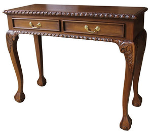 2 Drawer Chippendale Console Table