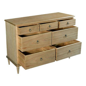 Annecy Weathered French Wide Chest Of Drawers