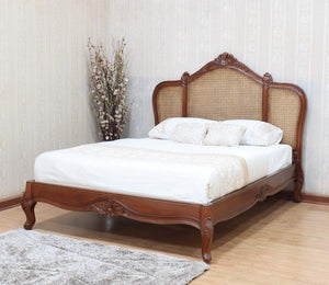French Normandy Bed with Low Footboard