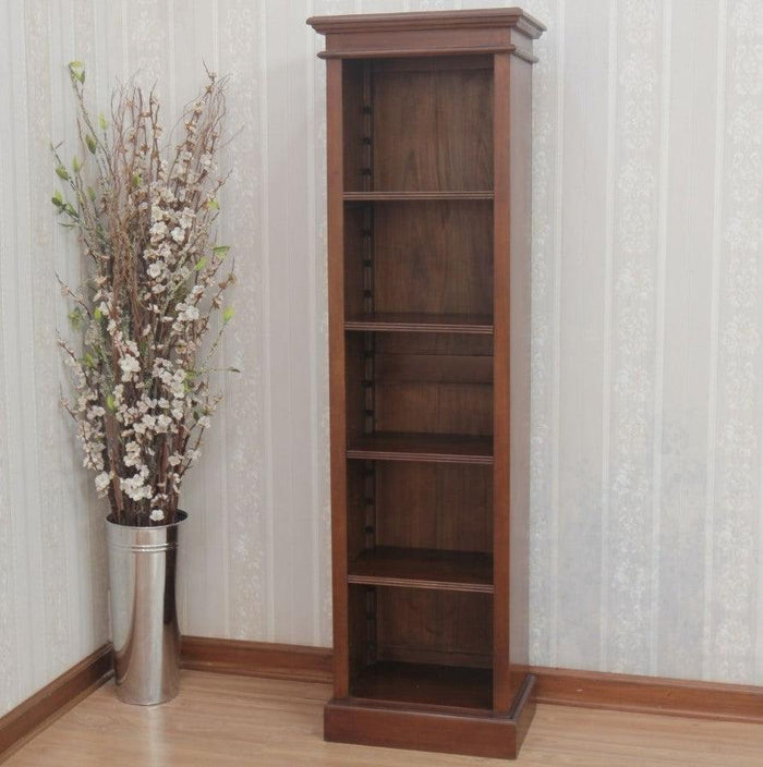 Tall Narrow Simple Bookcase